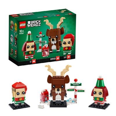 Brickheadz Rendier, Elf en Elfie 40353