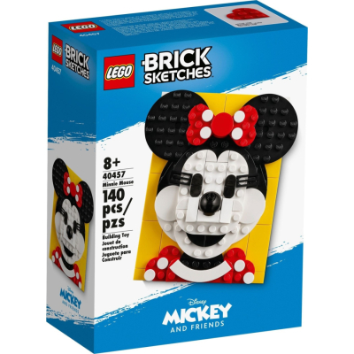 Brick sketches Minnie Mouse 40457