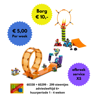 VERHUUR - Stuntz Chimpansee looping + stuntcompetitie